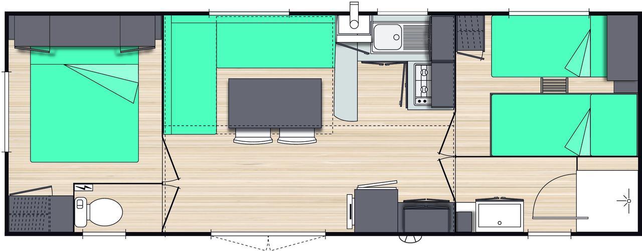 Var Mobil Home, Les Prairies De La Mer Гримо Екстер'єр фото